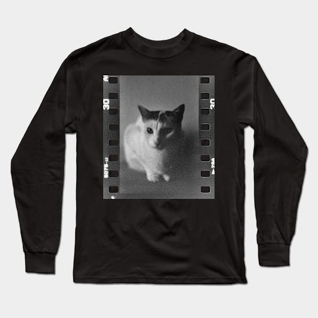 Analog Cat Long Sleeve T-Shirt by s.elaaboudi@gmail.com